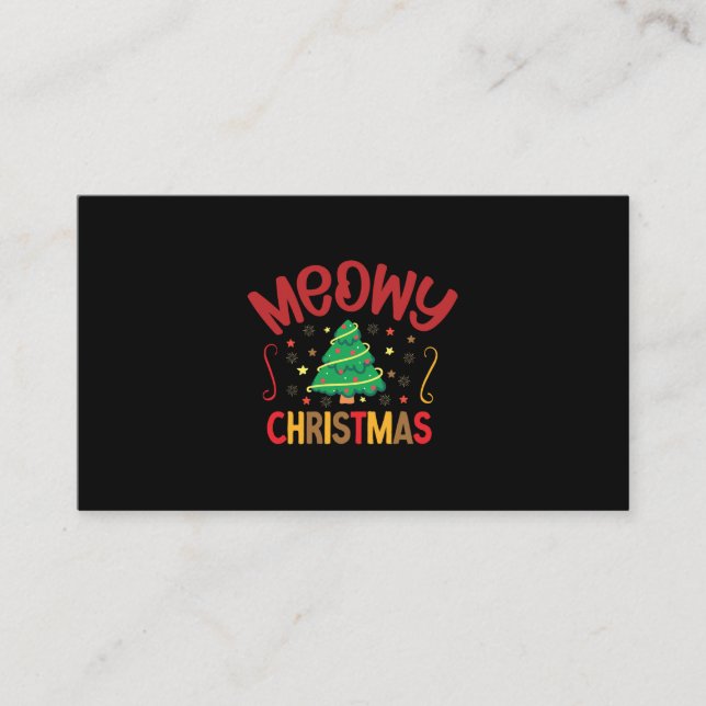 Carte De Visite Noël de Noël de Noël (Devant)