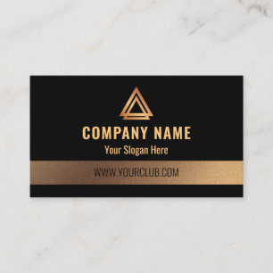 Carte de visite noir