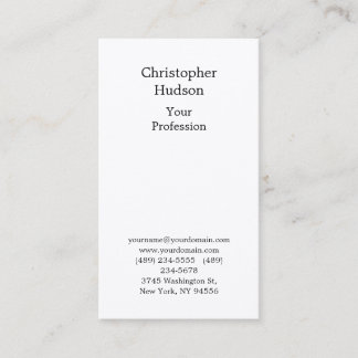 Carte De Visite Noir et blanc professionnel en soie de qualité sup
