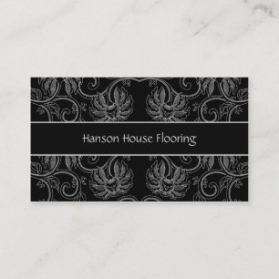 Carte de visite noir et blanc vintage