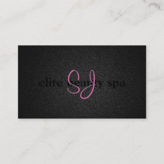Carte De Visite Noir et rose