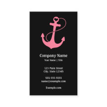 Noir et rose nautiques