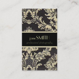 Carte De Visite Noir et Tan