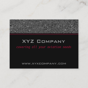 Carte de visite noir Moire Classic