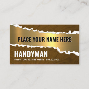 Carte De Visite Nom bossé Handyman