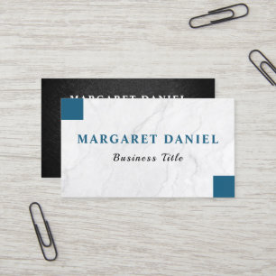 Carte De Visite Nom de touche professionnel Personnaliser Marbre b