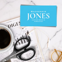 Nom personnel Marque Business Logo Moderne Turquoi