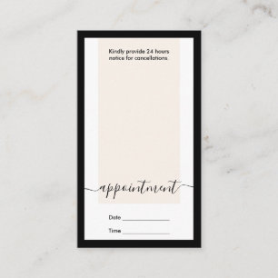 Carte De Visite Nomination d'élégante calligraphie moderne Verti