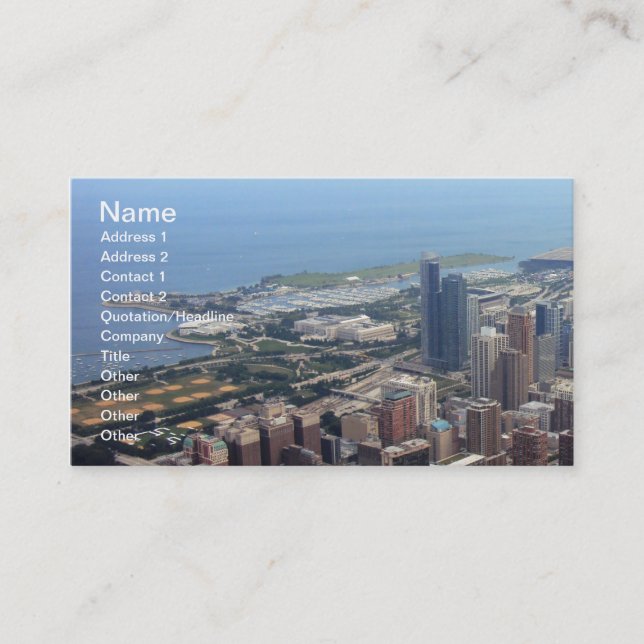 Carte De Visite North Island Park, Chicago, IL (Devant)