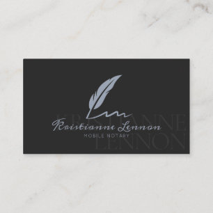 Carte De Visite Notaire Public/Mobile Notaire - Moderne Photo