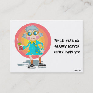 Carte De Visite Note de stationnement incorrecte