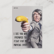 Note de stationnement incorrecte