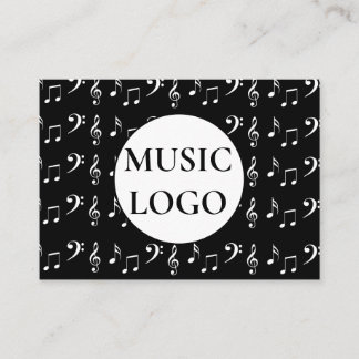 Carte de visite Notes de musique