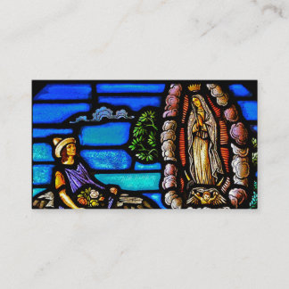Carte De Visite Notre Senora verre souillé de Madame Guadalupe