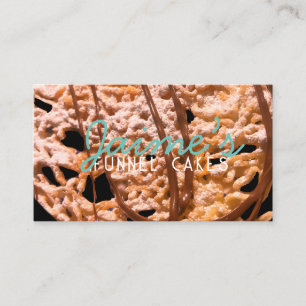 Carte De Visite Nourriture de Camion de Cuisine de Beignets Frits 