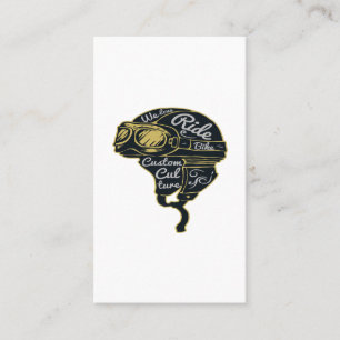 Carte De Visite nous aimons le vélo moto sur mesure culture de vél