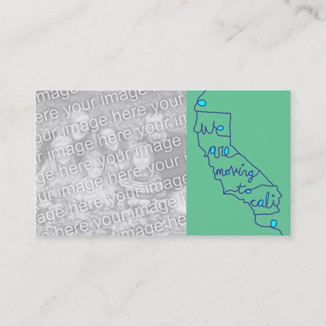 Carte De Visite nous allons à cali (Devant)