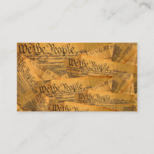 Carte De Visite Nous, Le Peuple