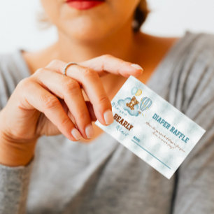 Carte De Visite Nous Pouvons Attendre Rapidement Baby shower Déche