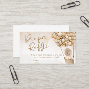 Carte De Visite Nous Pouvons Attendre Rapidement Baby shower Déche