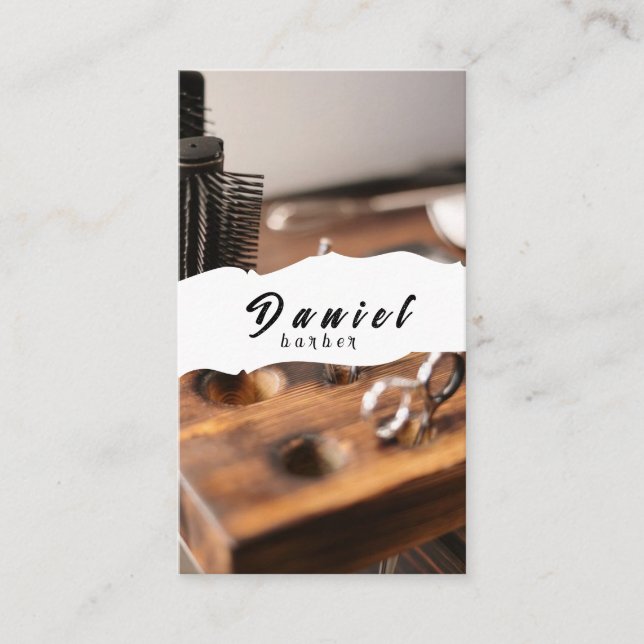 Carte De Visite Nouveaux horizons de style avec nos (Devant)