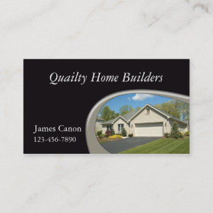 Carte De Visite Nouvelle construction à la maison