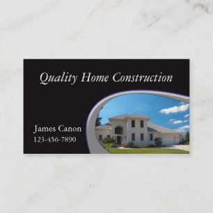 Carte De Visite Nouvelle construction à la maison