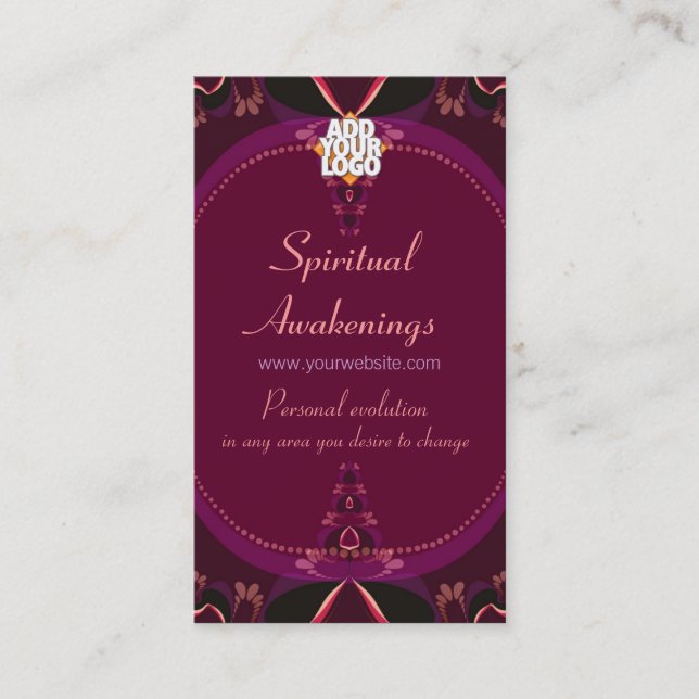 Carte De Visite Nouvelle ère Lage numérique avec Logo Burgundy Bus (Devant)