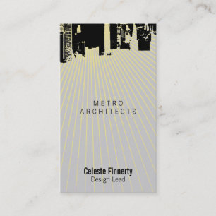 Carte De Visite Nouvelles Gothiques du Crépuscule du Centre-Ville 
