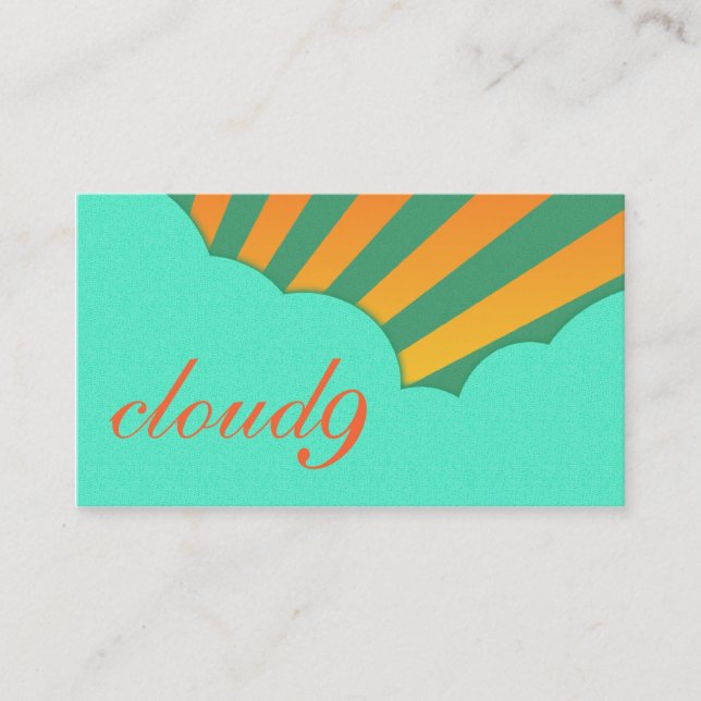 Carte De Visite nuage 9 (Devant)