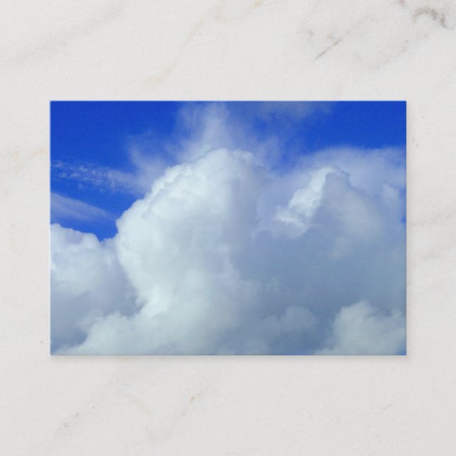 Carte De Visite Nuages (Devant)