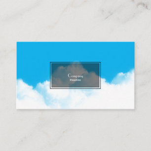 Carte De Visite Nuages blancs