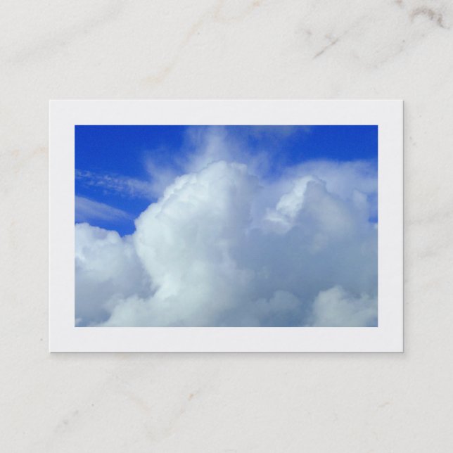 Carte De Visite Nuages (bordés) (Devant)