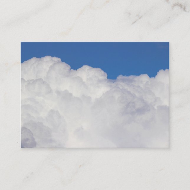 Carte De Visite Nuages cumulés (Devant)