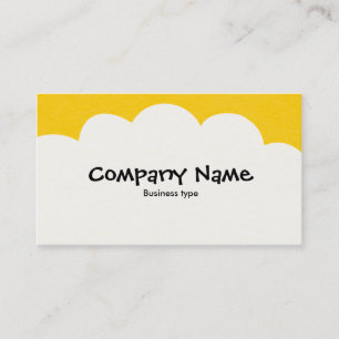 Carte De Visite Nuages fluides - ambre