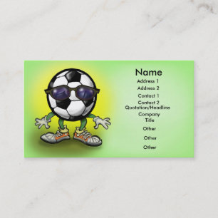 Carte De Visite Nuances de football