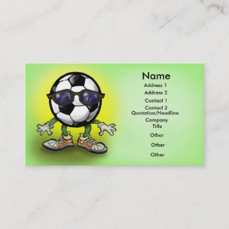 Carte De Visite Nuances de football