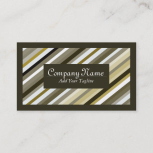 Carte De Visite Nuances de rayures jaunes