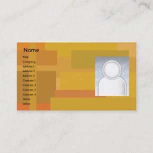 Carte De Visite Nuances oranges - affaires