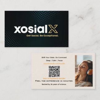 Carte De Visite NuCalm Product Business Card – xosialX