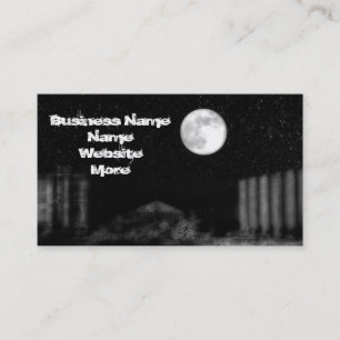 Carte De Visite Nuit Pleine lune
