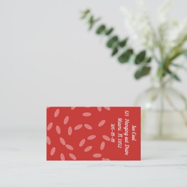 Carte de visite numérique (Debout devant)