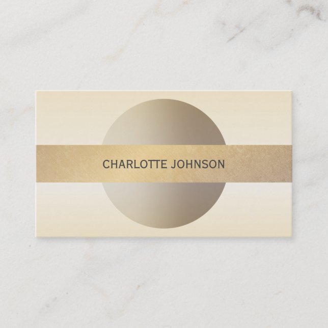 Carte de visite numérique géométrique minimaliste  (Devant)