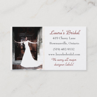 Carte de visite nuptiale