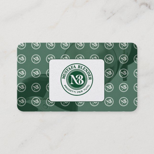 CARTE DE VISITE NUSTAFA B (Devant)