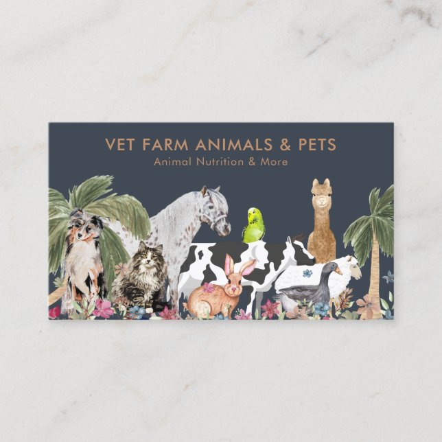 Carte De Visite Nutritionniste animalier (Devant)