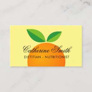 carte de visite nutritionniste diététiste de fru