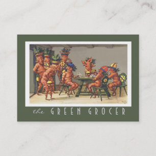 Carte De Visite Nutritionniste organique de ferme de magasin de