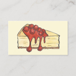 Carte De Visite NYC New York City Boulangerie Au Cheesecake Cuite