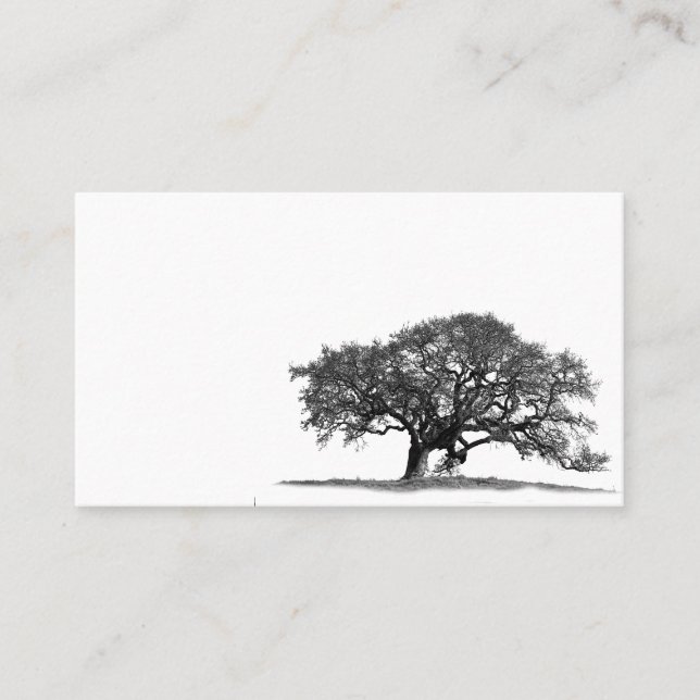 CARTE DE VISITE OAK TREE (Devant)
